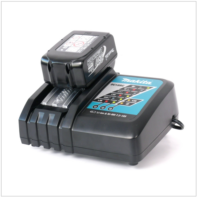 Chargeur rapide MAKITA - DC18RC - pour batterie Li-Ion + Ni-Mh 9,6 a 18V - Chargeurs  batteries et socles - Achat & prix