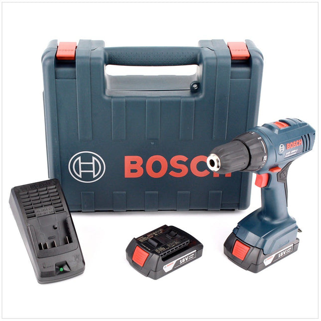 Bosch GSR 1800-Li 18 V Akku Bohrschrauber im Koffer mit 2 x 1,5 Ah Akk –  Toolbrothers