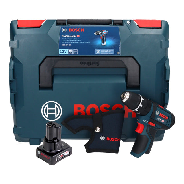 Bosch GSB 12V-15 Professional Perceuse-visseuse à percussion sans fil –  Toolbrothers