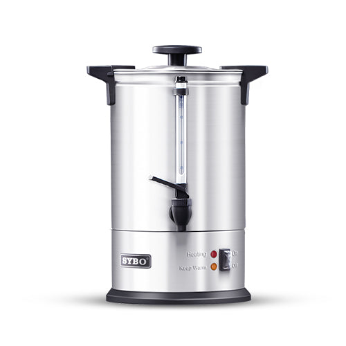 SYBO Premium Stainless Steel 50/100 Cup Commercial Coffee Urn 50 Cups + 1 Airpot