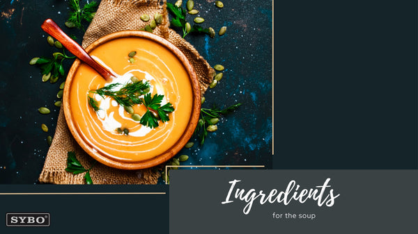 Ingredients for pumpkin soup