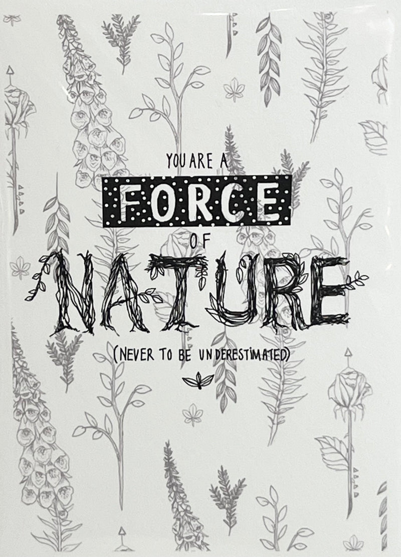 FORCE OF NATURE CARD