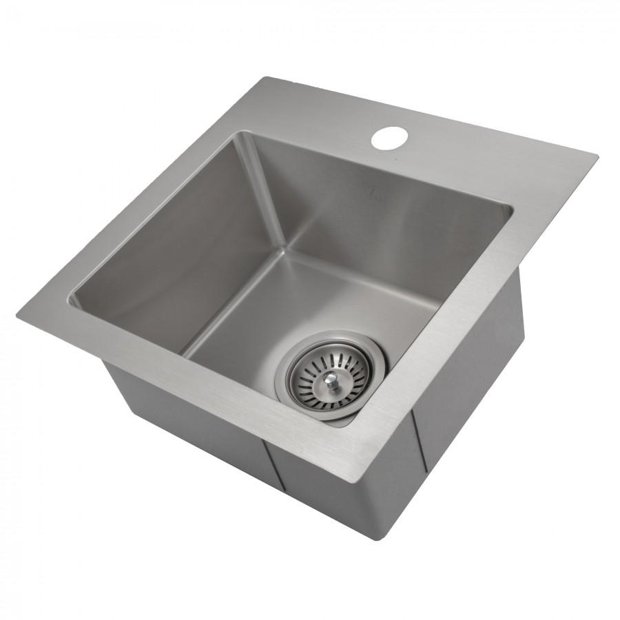 ZLINE 15 in. Donner Topmount Single Bowl Bar Kitchen Sink (STS)