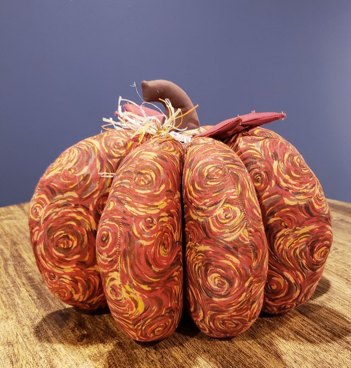 Large Fabric Pumpkin