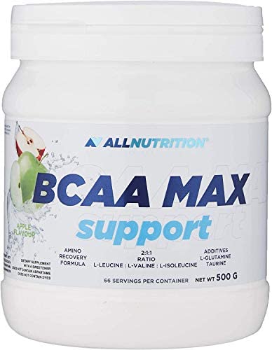 Photos - Amino Acid AllNutrition BCAA Max Support 500g, Apple PBW-P30798 