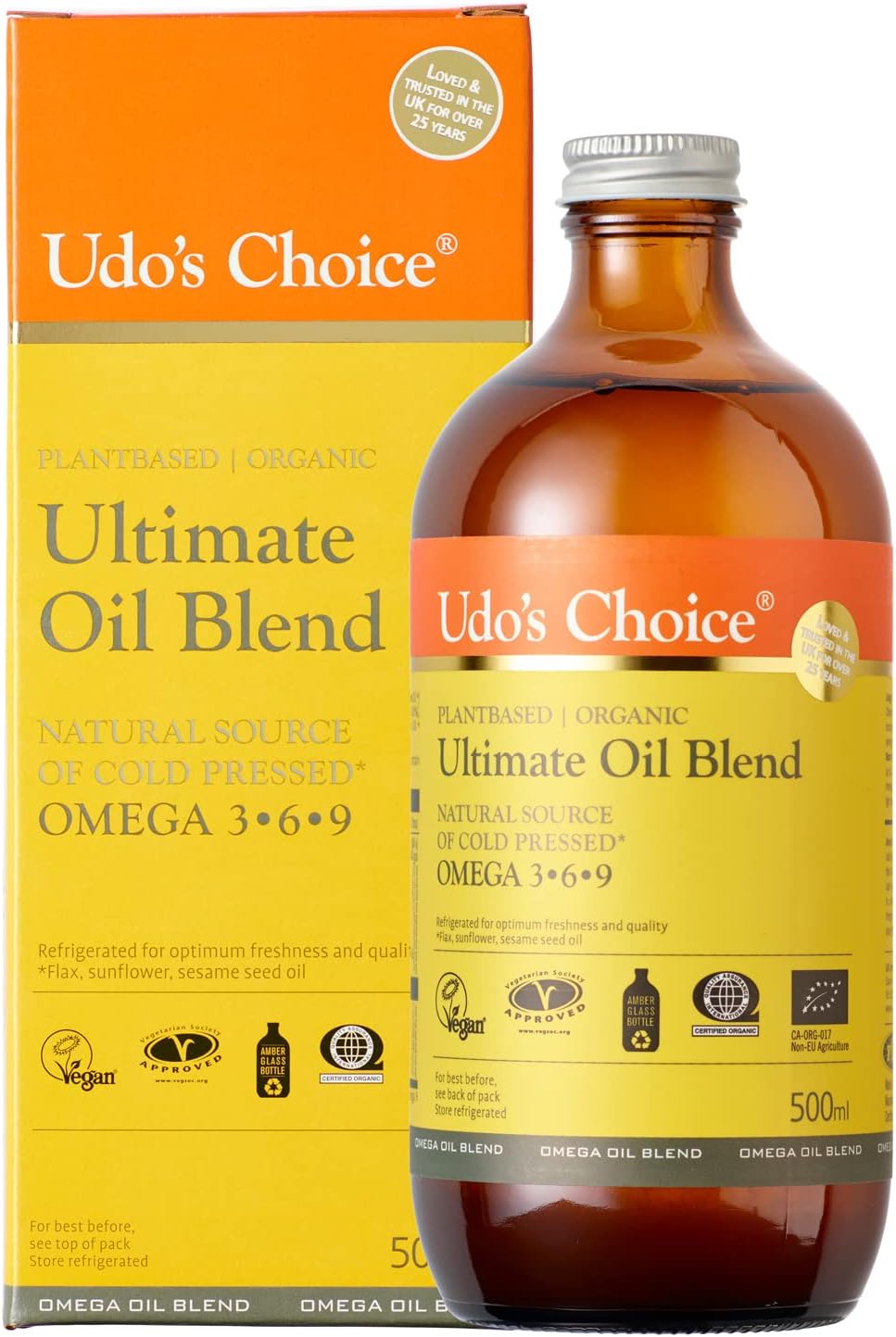 Photos - Vitamins & Minerals Udo's Choice Organic Ultimate Oil Blend 500ml UD11