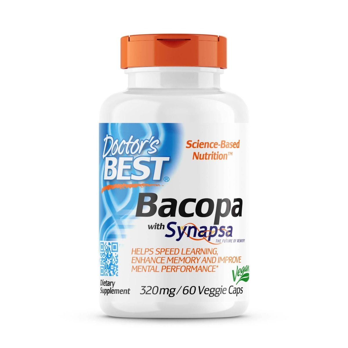 Photos - Vitamins & Minerals Doctors Best Doctor's Best Bacopa with Synapsa 320 mg 60 Veggie Capsules PBW-P32325 