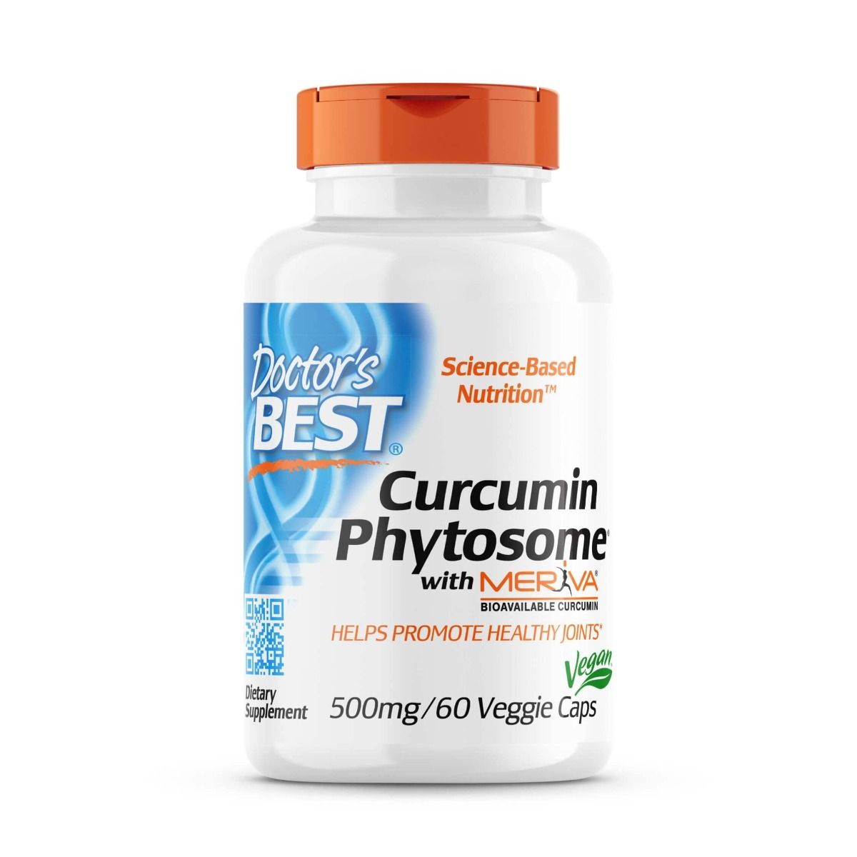 Photos - Vitamins & Minerals Doctors Best Doctor's Best Curcumin Phytosome with Meriva 500mg 60 Veggie Capsules PBW 