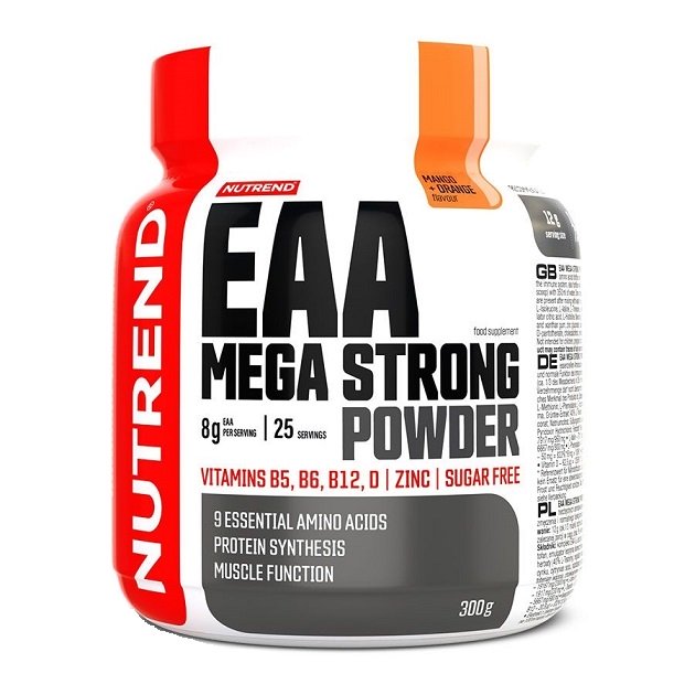 Photos - Amino Acid Nutrend EAA Mega Strong Powder Mango + Orange 300g PBW-P46227 