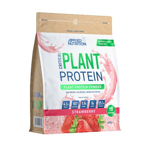 Photos - Protein Applied Nutrition Critical Plant  Strawberry 450g: Deliciously Fit 