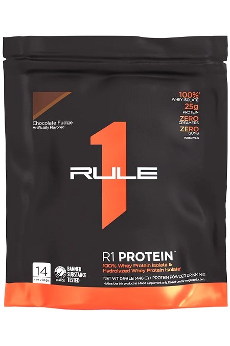 Photos - Protein Rule One R1  Chocolate Fudge 448g PBW-P46724 