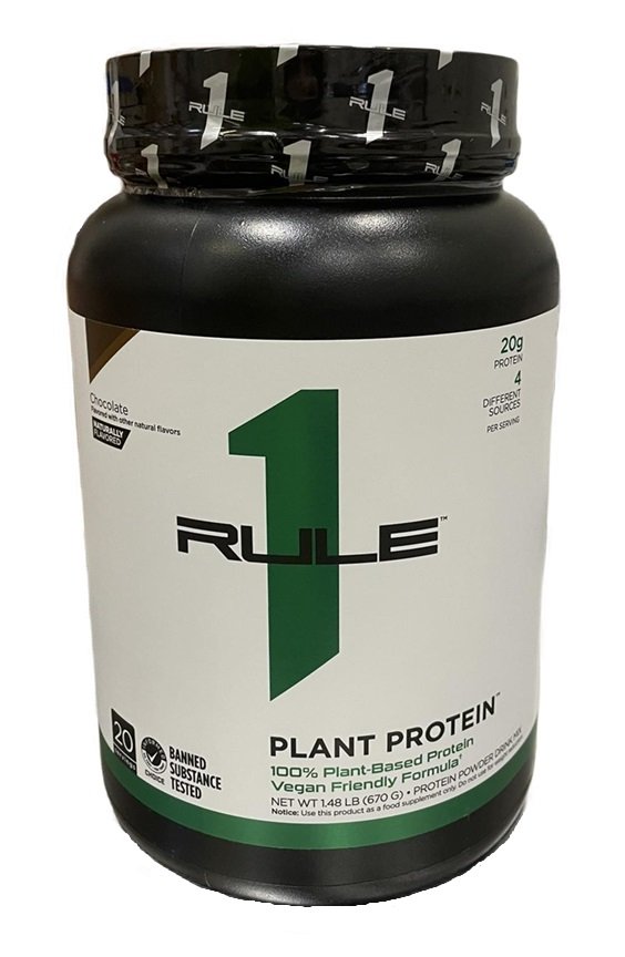 Photos - Protein Rule One Plant , Chocolate - 670g PBW-P47054 
