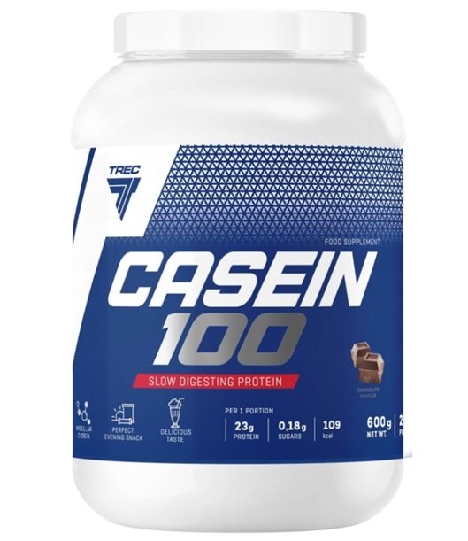 Photos - Protein Trec Nutrition Casein 100, Chocolate - 600g PBW-P47147 