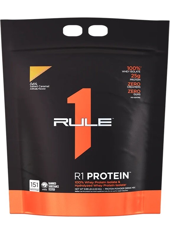 Photos - Vitamins & Minerals Rule One R1 Protein, Lightly Salted Caramel - 4530g PBW-P47428 