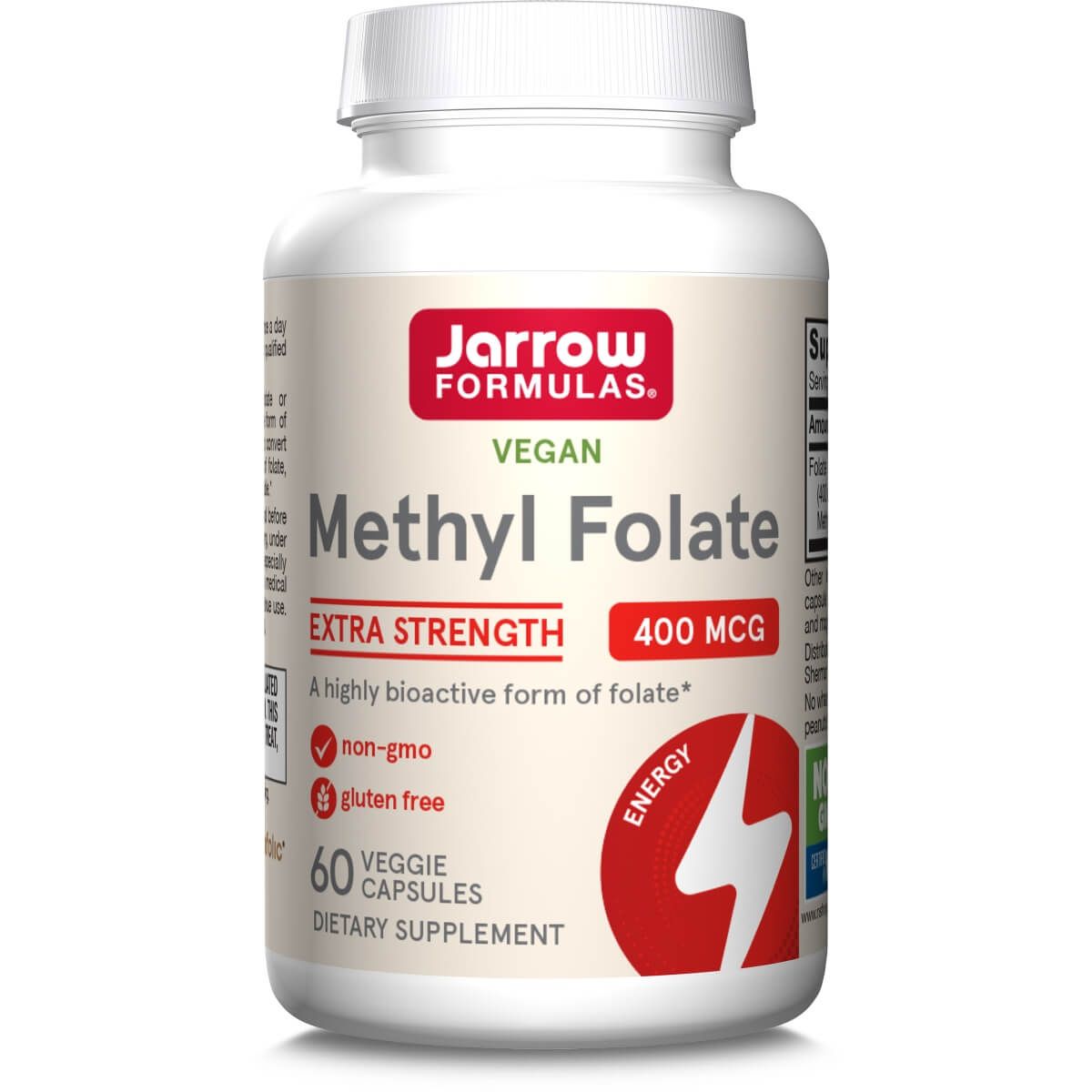 Photos - Vitamins & Minerals Jarrow Formulas Methyl Folate 400mcg 60 Veggie Capsules PBW-P28372 