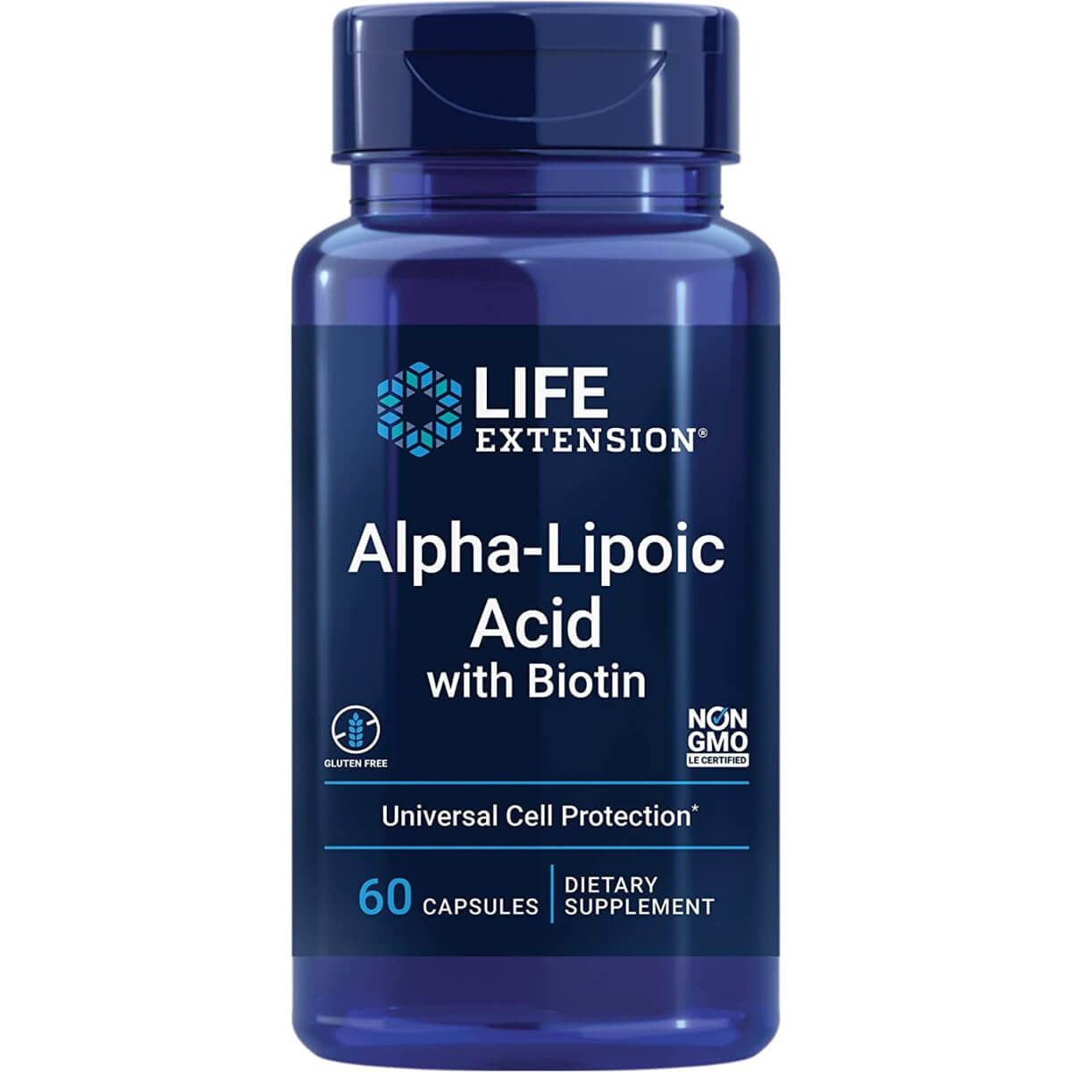 Photos - Vitamins & Minerals Life Extension Alpha-Lipoic Acid with Biotin 60 Capsules PBW-P34861 