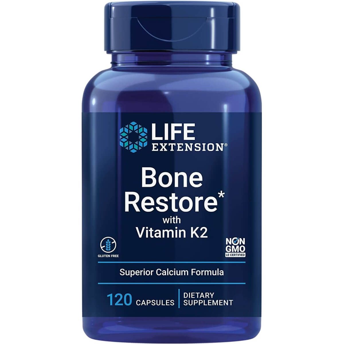 Photos - Vitamins & Minerals Life Extension Bone Restore with Vitamin K2 120 Capsules PBW-P35794 