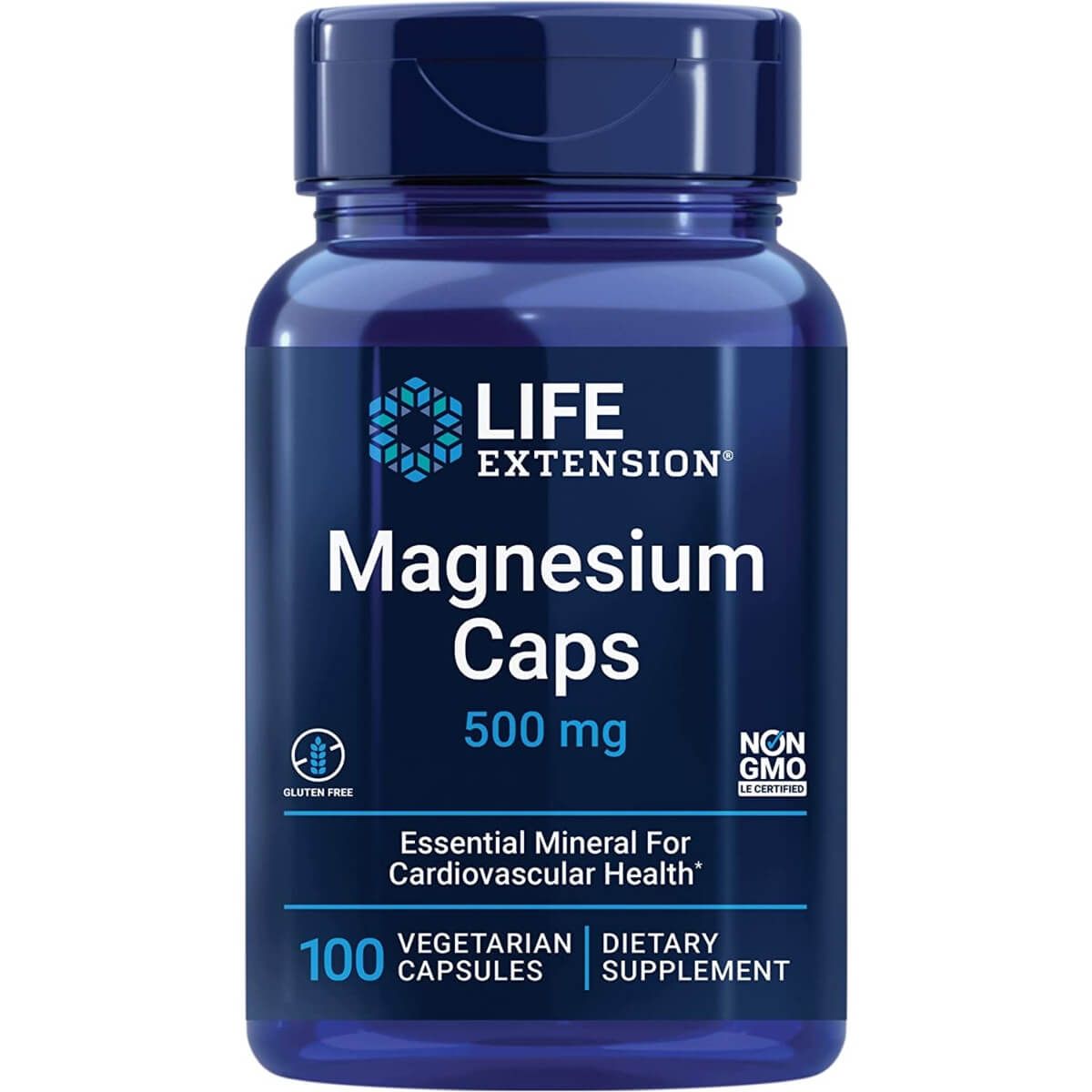 Photos - Vitamins & Minerals Life Extension Magnesium Caps 500 mg 100 Vegetarian Capsules PBW-P32910 