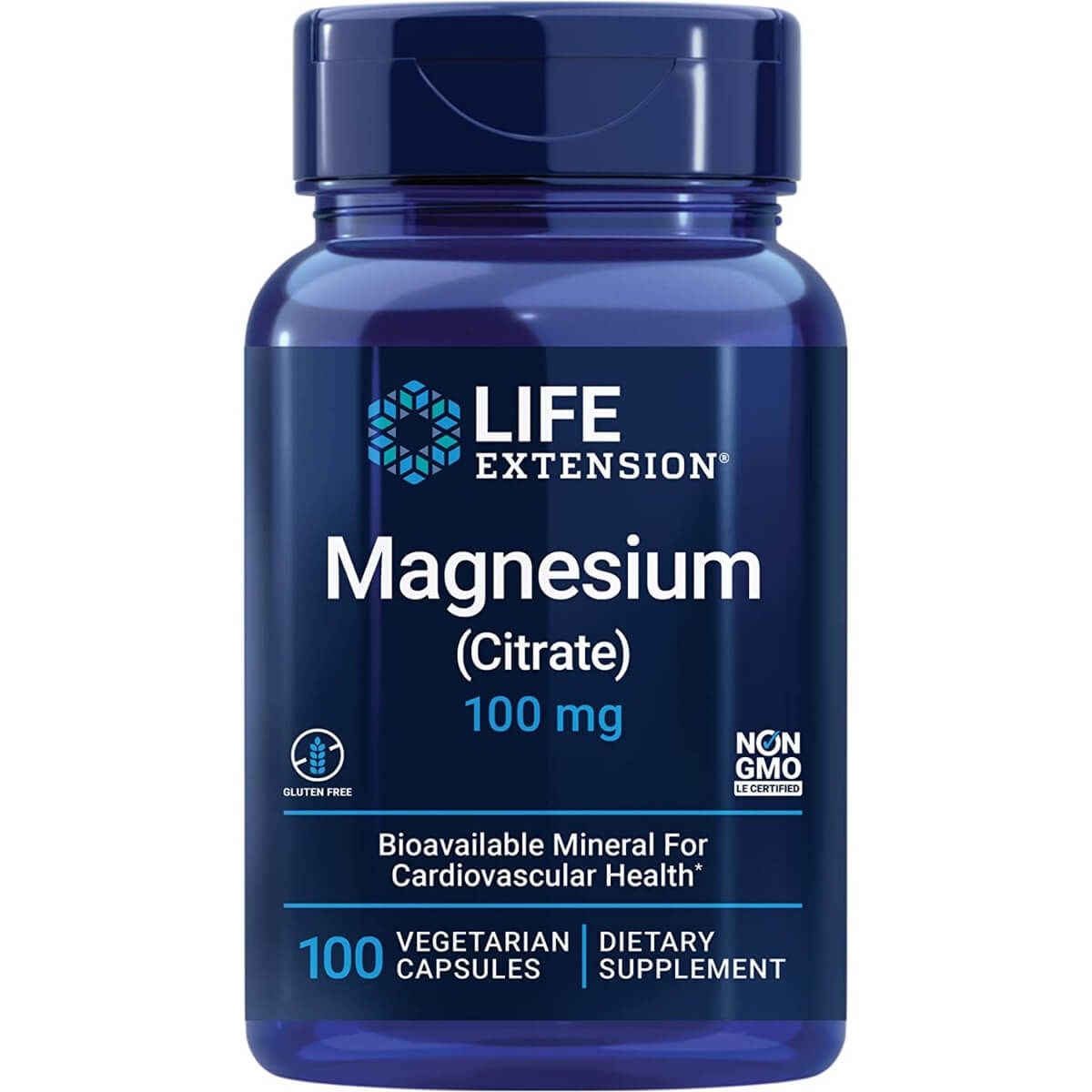 Photos - Vitamins & Minerals Life Extension Magnesium  100 mg 100 Vegetarian Capsules PBW-P328 (Citrate)