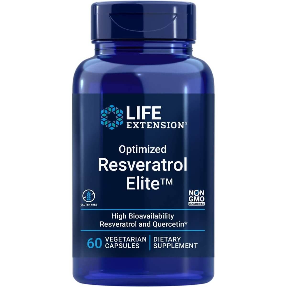 Photos - Vitamins & Minerals Life Extension Optimized Resveratrol Elite 60 Vegetarian Capsules PBW-P357 