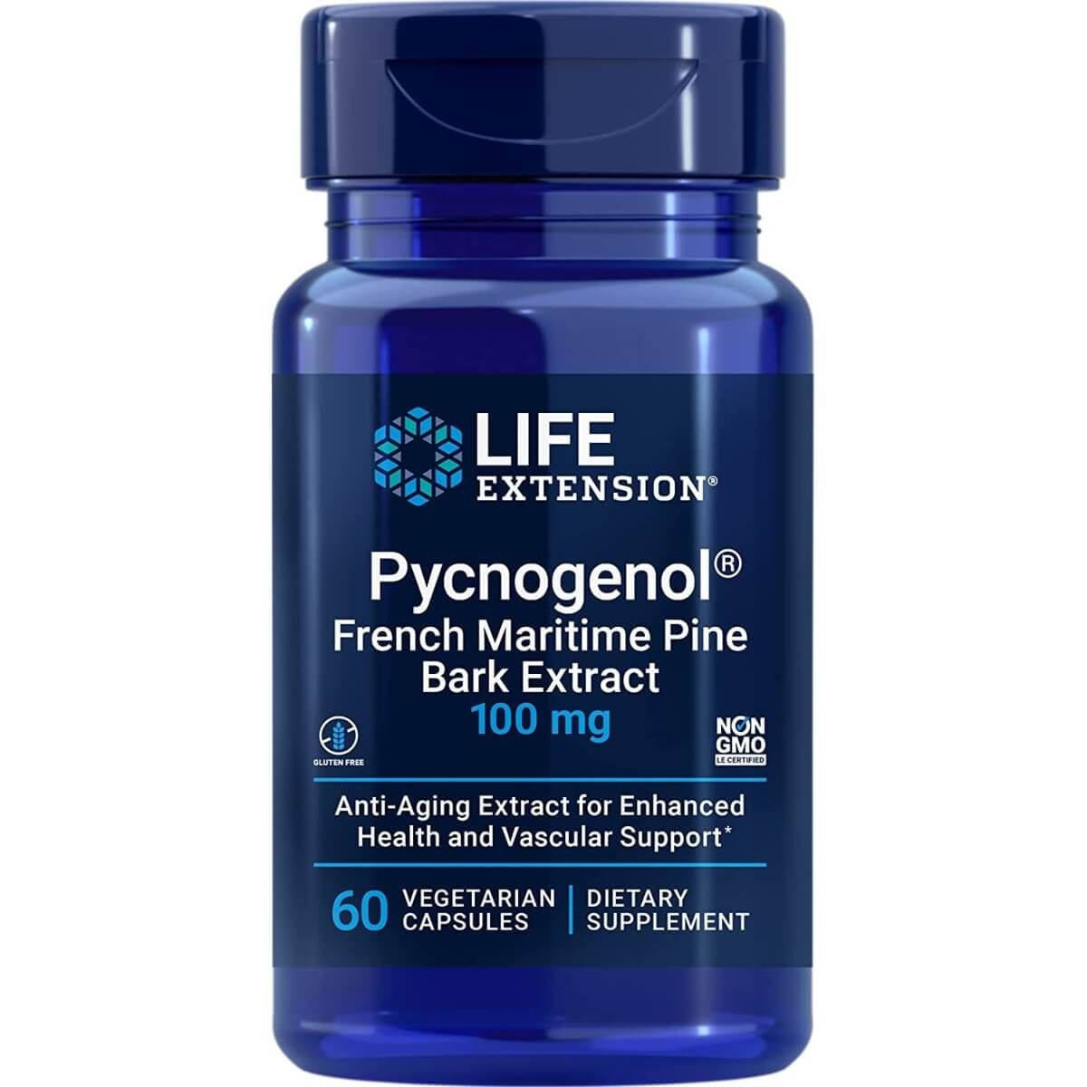 Photos - Vitamins & Minerals Life Extension Pycnogenol 100 mg 60 Vegetarian Capsules PBW-P35777 