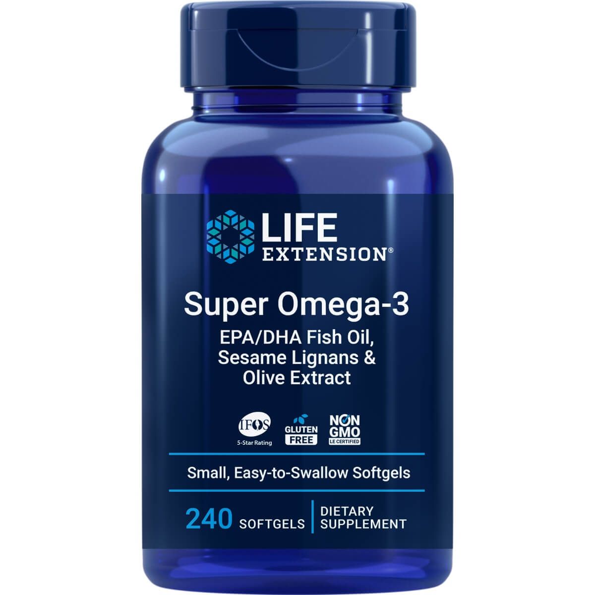 Photos - Vitamins & Minerals Life Extension Super Omega-3 EPA/DHA Fish Oil Sesame Lignans & Olive E 