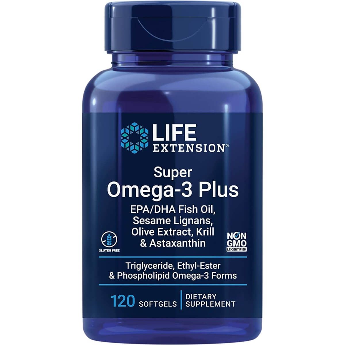 Photos - Vitamins & Minerals Life Extension Super Omega-3 Plus EPA/DHA, Fish Oil, Sesame Lignans, Olive 