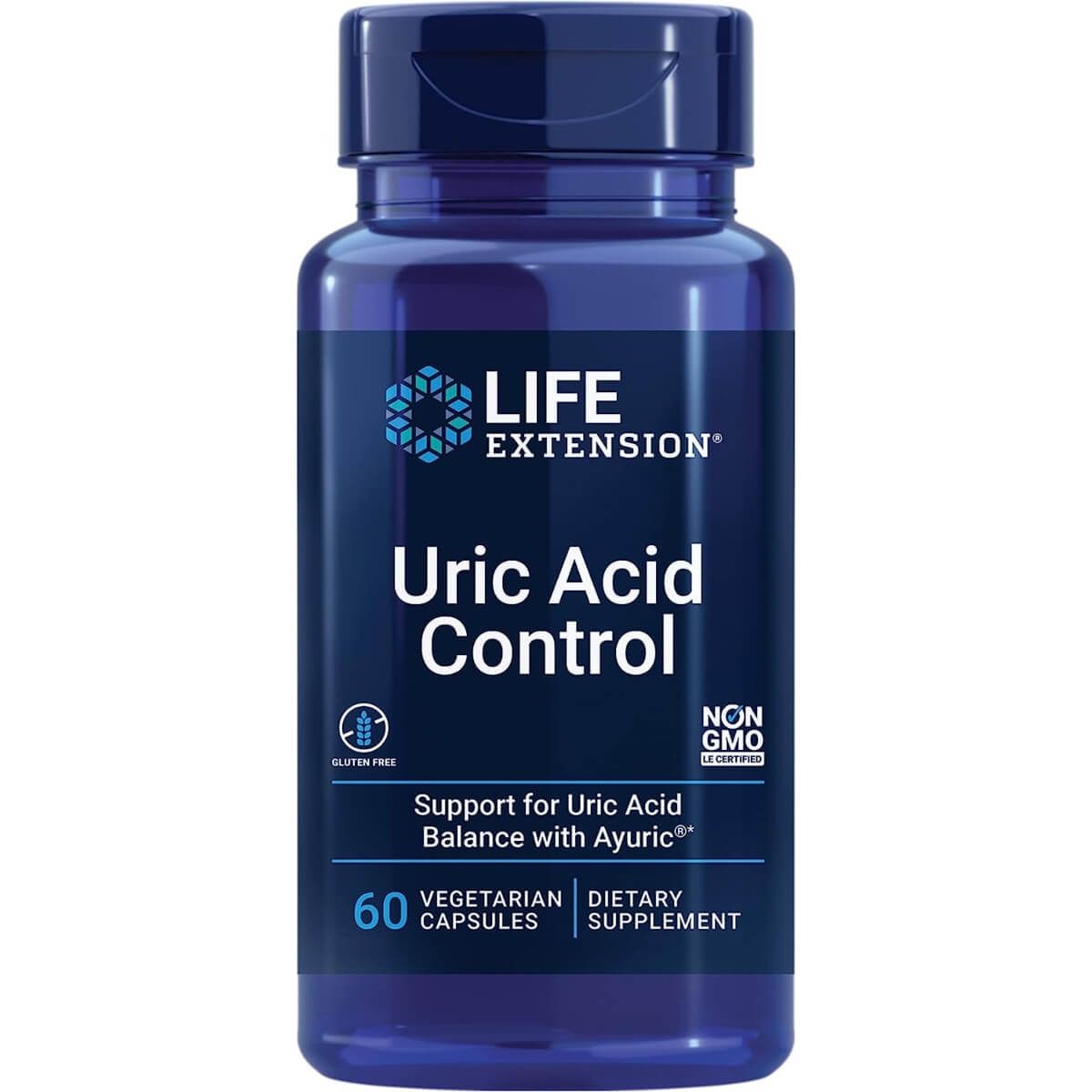 Photos - Vitamins & Minerals Life Extension Uric Acid Control 60 Vegetarian Capsules PBW-P41110 