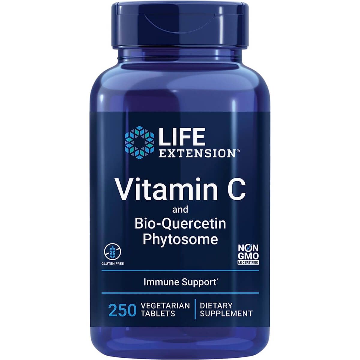 Photos - Vitamins & Minerals Life Extension Vitamin C and Bio-Quercetin Phytosome 250 Vegetarian Tablet 
