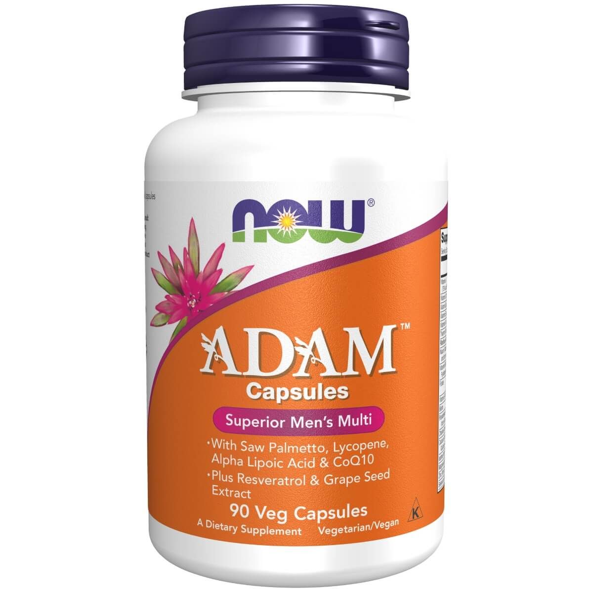 Photos - Vitamins & Minerals Now Foods ADAM Men's Multivitamin 90 Veg Capsules PBW-P1344 