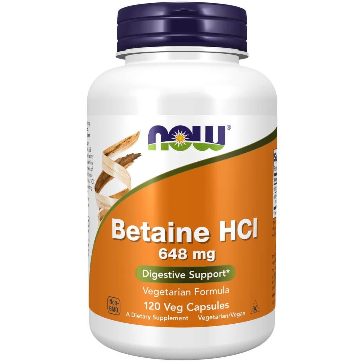 Photos - Vitamins & Minerals Now Foods Betaine HCl 648 mg 120 Veg Capsules PBW-P24993 