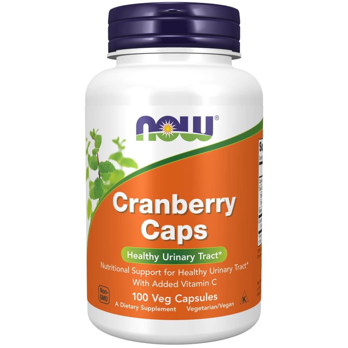Photos - Vitamins & Minerals Now Foods Cranberry Caps with Added Vitamin C 100 Veg Capsules PBW-P8249 