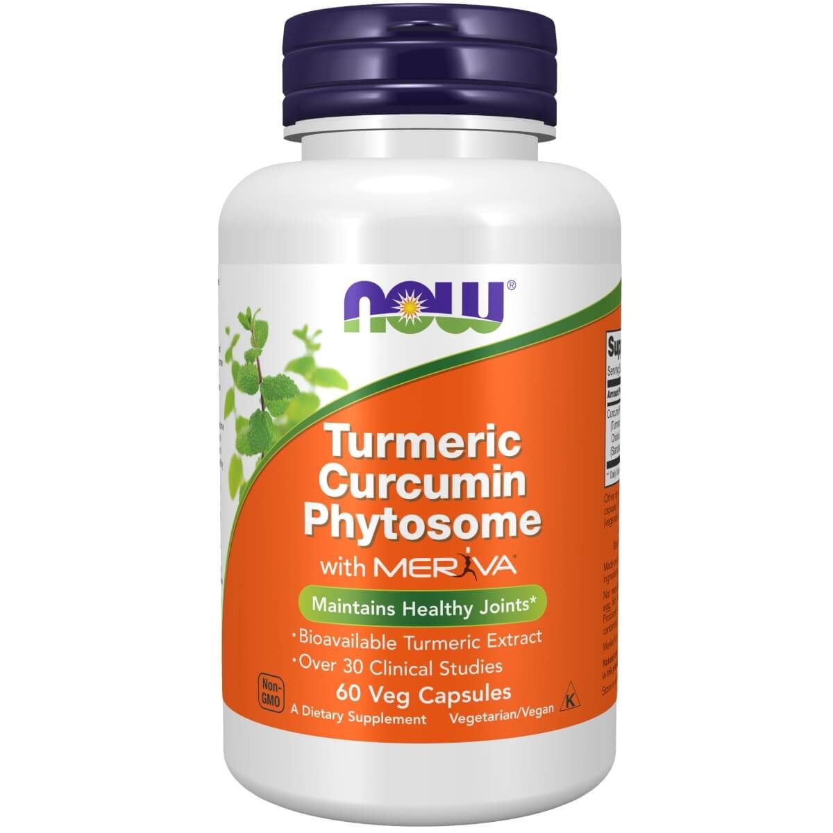 Photos - Vitamins & Minerals Now Foods Turmeric Curcumin Phytosome 60 Veg Capsules PBW-P3941 