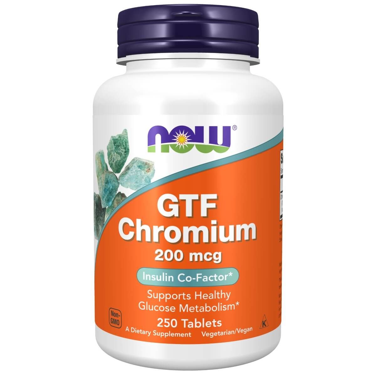 Photos - Vitamins & Minerals Now Foods GTF Chromium 200 mcg 250 Tablets PBW-P7615 