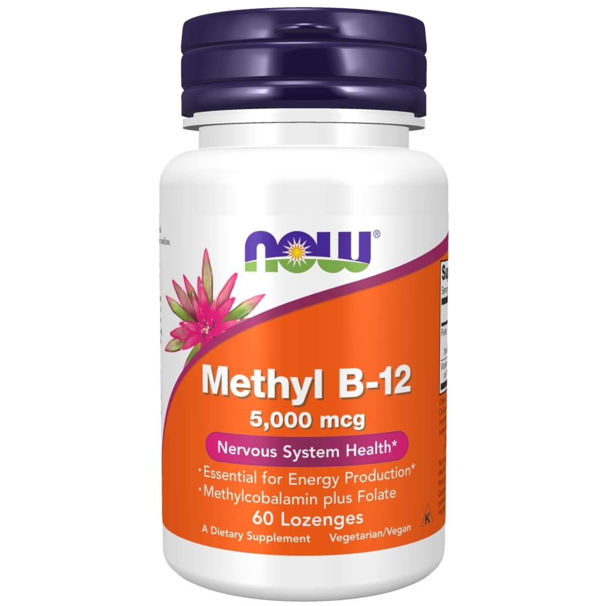 Photos - Vitamins & Minerals Now Foods Methyl B-12  5,000 mcg 60 Lozenges PBW-P1347 (Methylcobalamin)