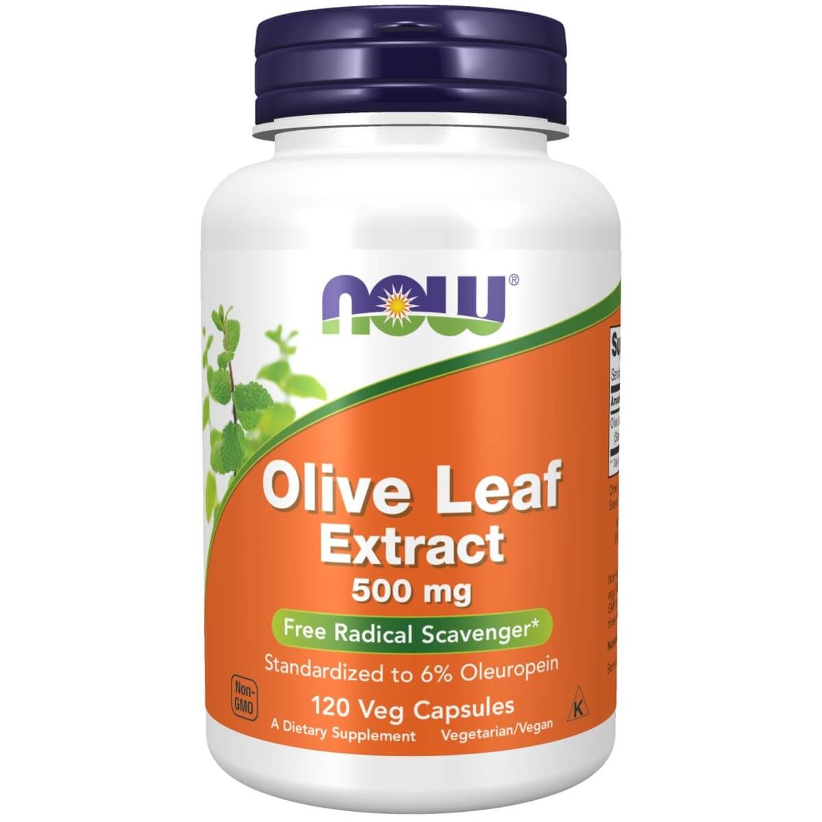 Photos - Vitamins & Minerals Now Foods Olive Leaf Extract 500 mg 120 Veg Capsules PBW-P27543 