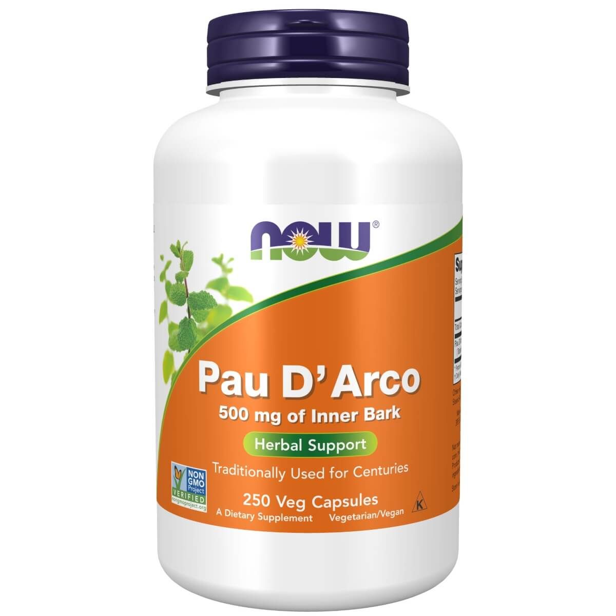 Photos - Vitamins & Minerals Now Foods Pau D'Arco 500 mg 250 Veg Capsules NW27 