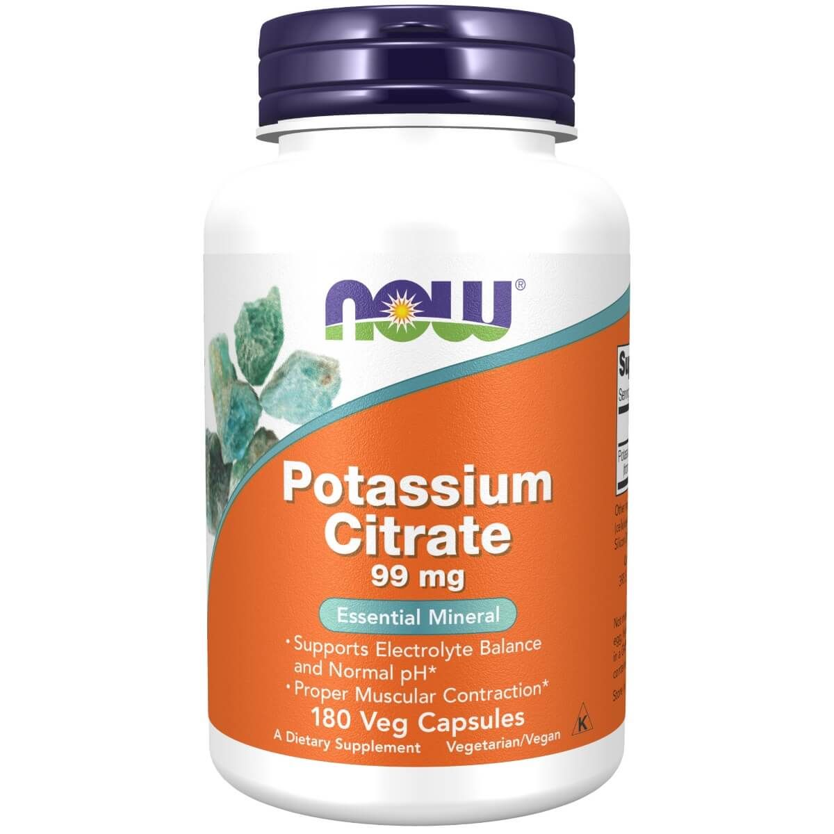 Photos - Vitamins & Minerals Now Foods Potassium Citrate 99 mg 180 Veg Capsules NW05 