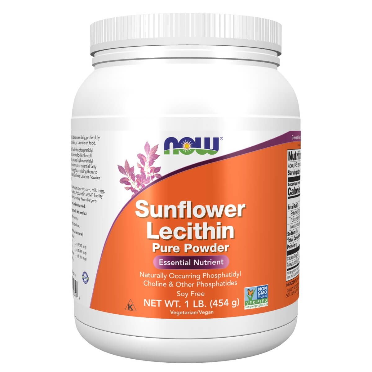 Photos - Vitamins & Minerals Now Foods Sunflower Lecithin Pure Powder 1lb  NW16 (454g)