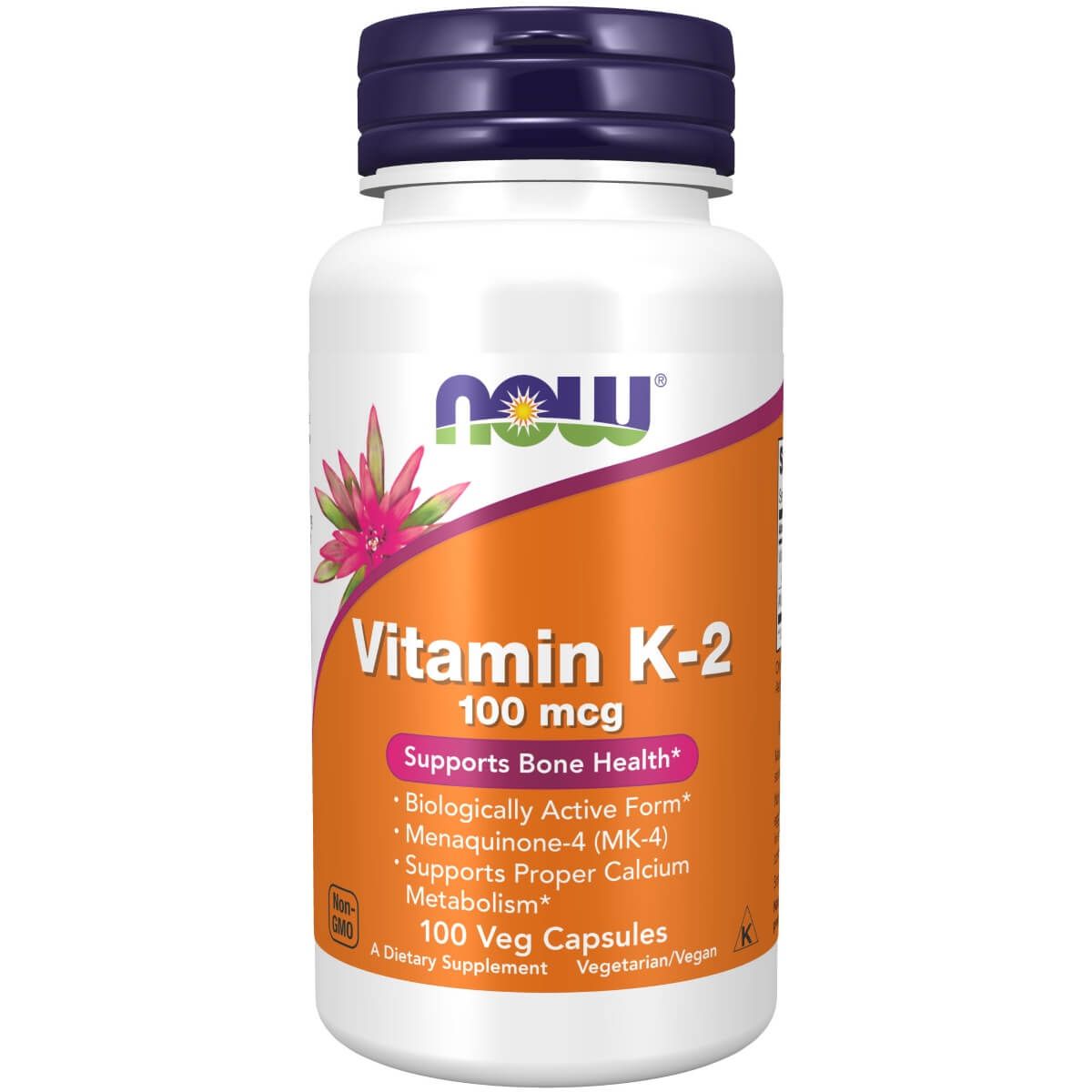 Photos - Vitamins & Minerals Now Foods Vitamin K-2 100 mcg 100 Veg Capsules PBW-P1459 