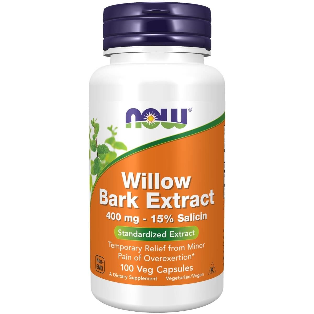 Photos - Vitamins & Minerals Now Foods Willow Bark Extract 400 mg 100 Veg Capsules PBW-P30760 
