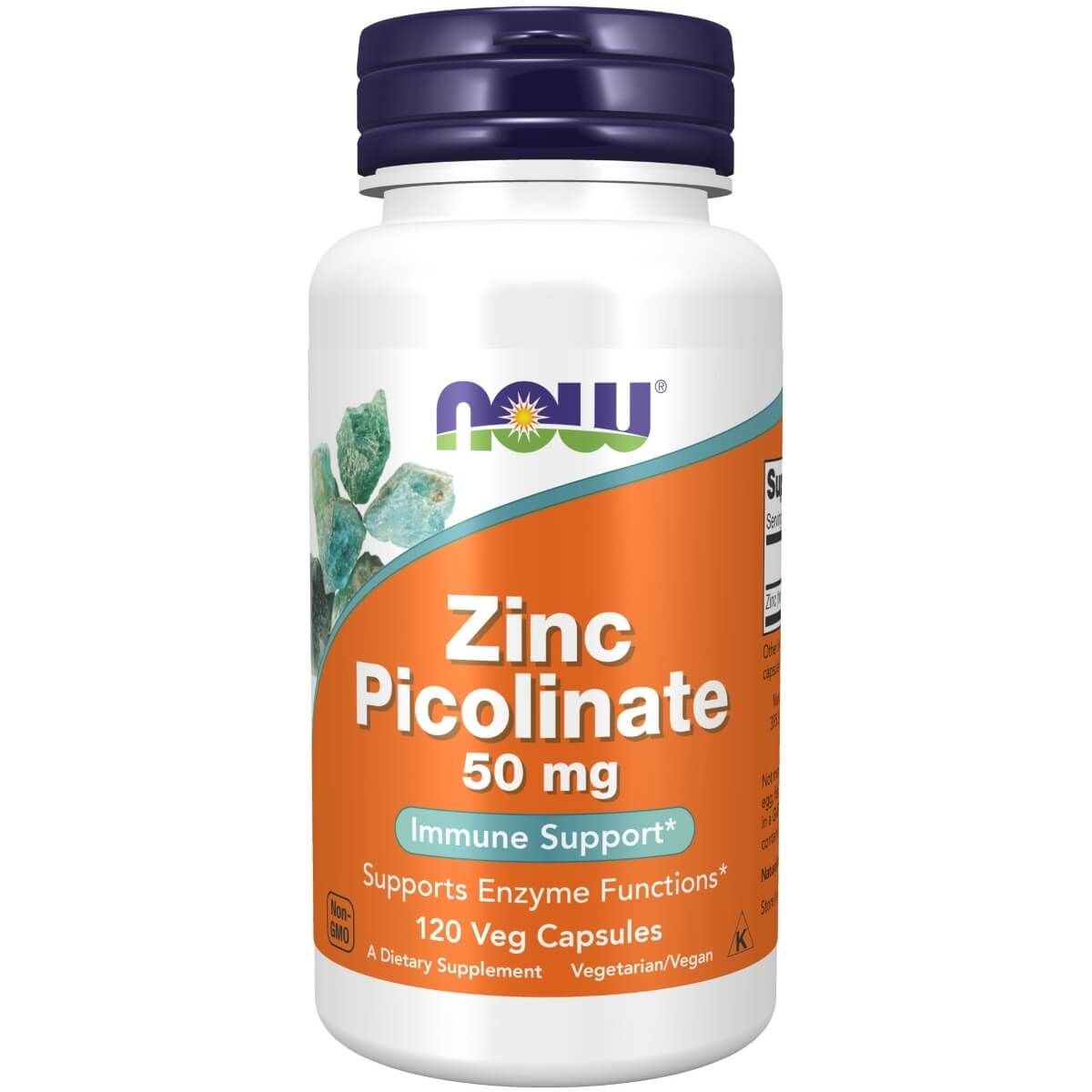 Photos - Vitamins & Minerals Now Foods Zinc Picolinate 50 mg 120 Veg Capsules NW01 