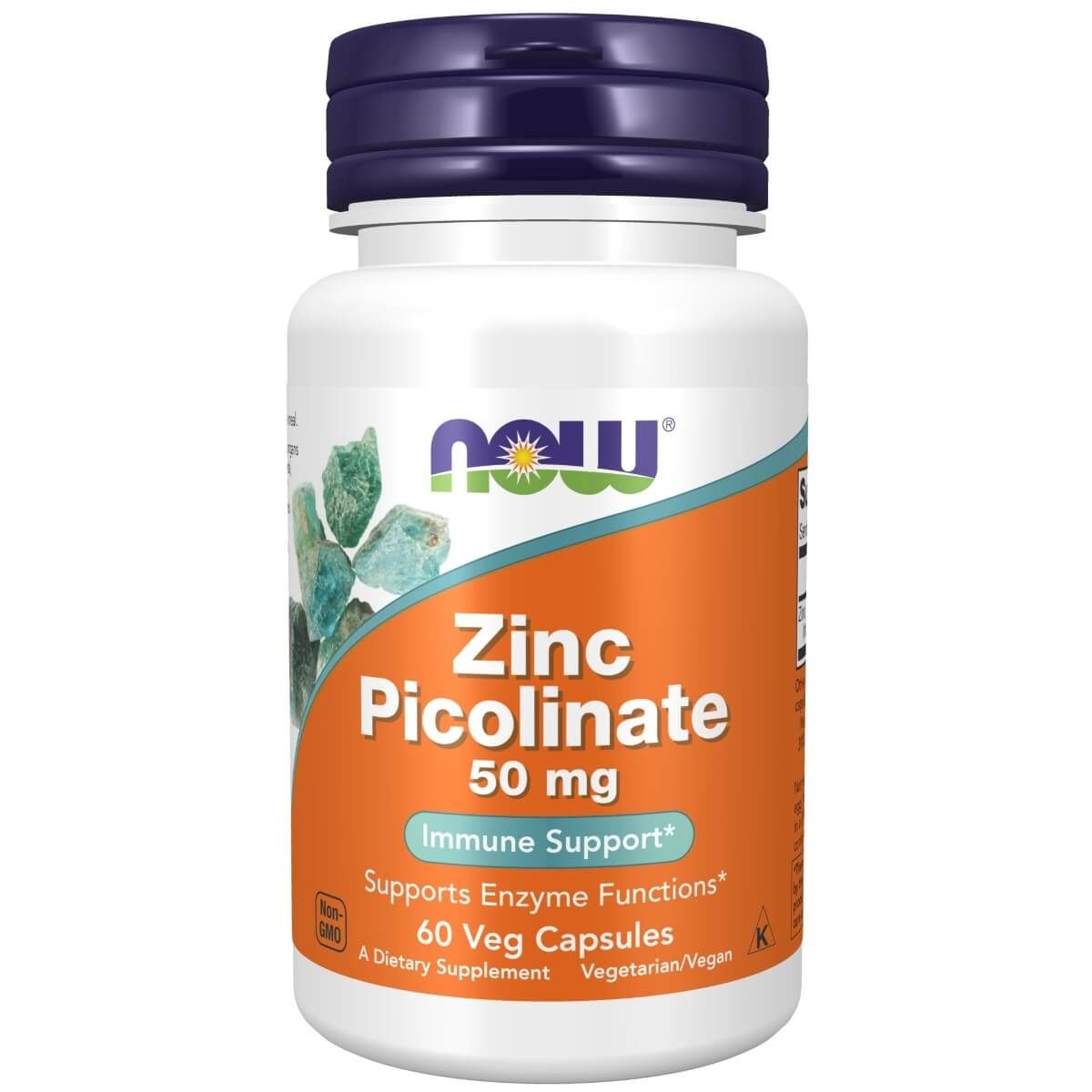 Photos - Vitamins & Minerals Now Foods Zinc Picolinate 50 mg 60 Veg Capsules PBW-P29291 