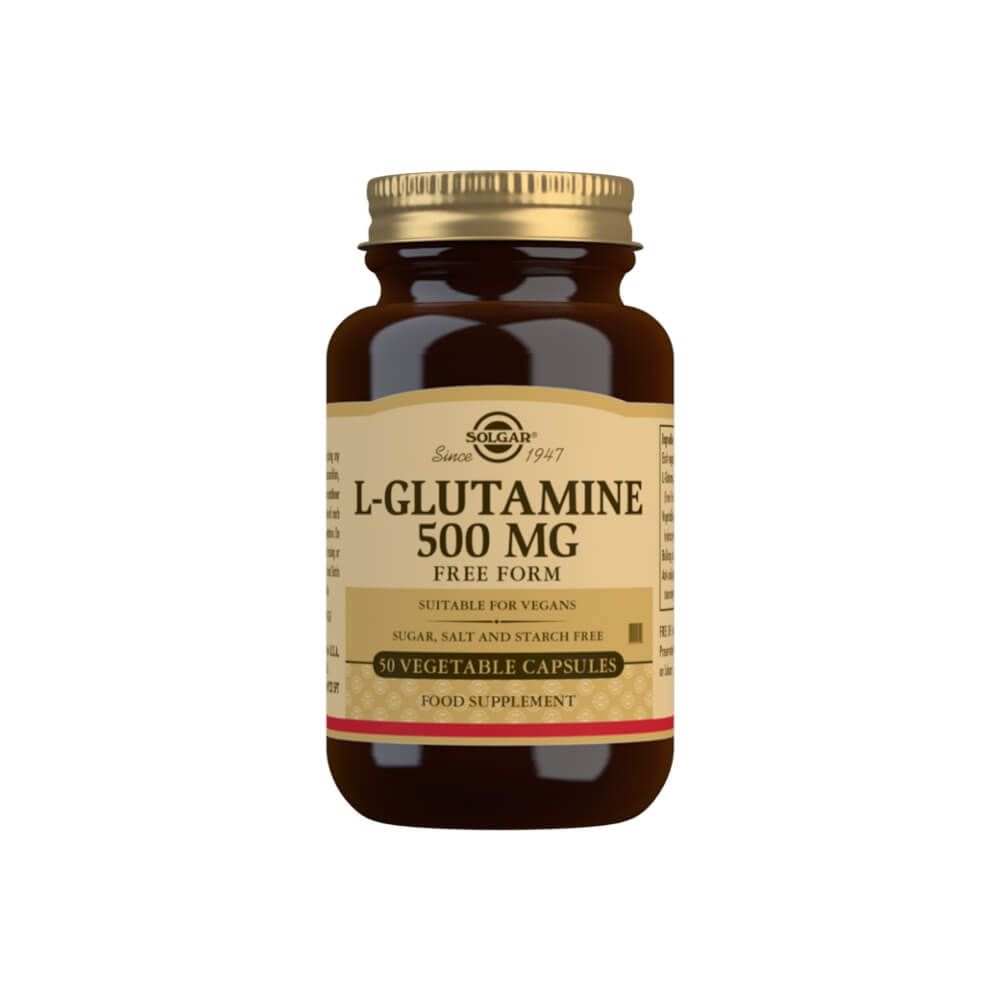 Photos - Vitamins & Minerals Solgar L-Glutamine 500 mg Vegetable Capsules Pack of 50 VH-SGU-0350