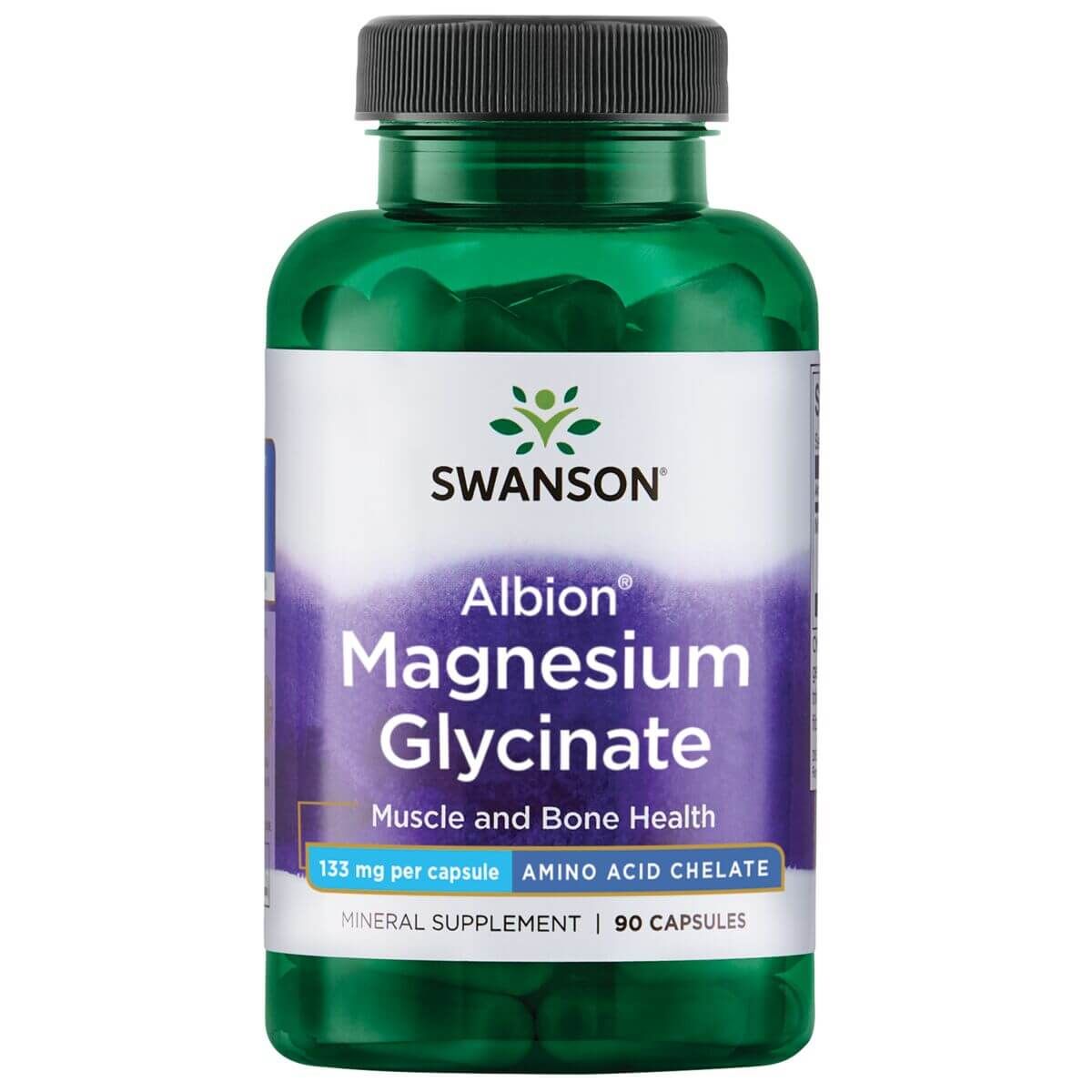 Photos - Vitamins & Minerals Swanson Albion Magnesium 133 mg 90 Capsules SO45 