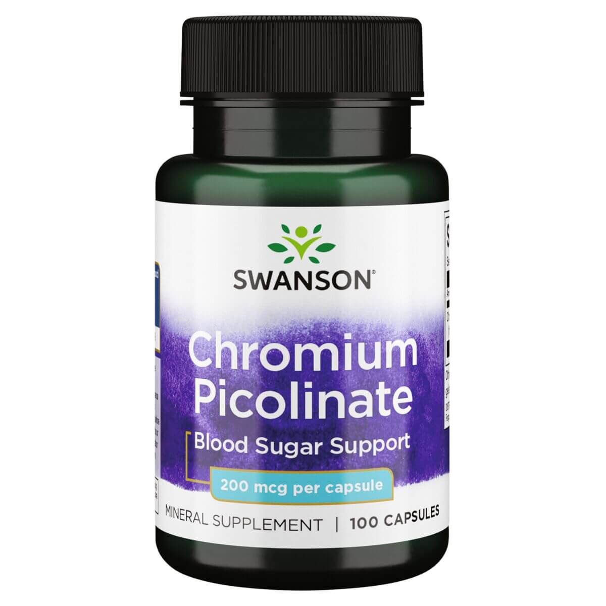 Photos - Vitamins & Minerals Swanson Chromium Picolinate 200 mcg 100 Capsules SO46 