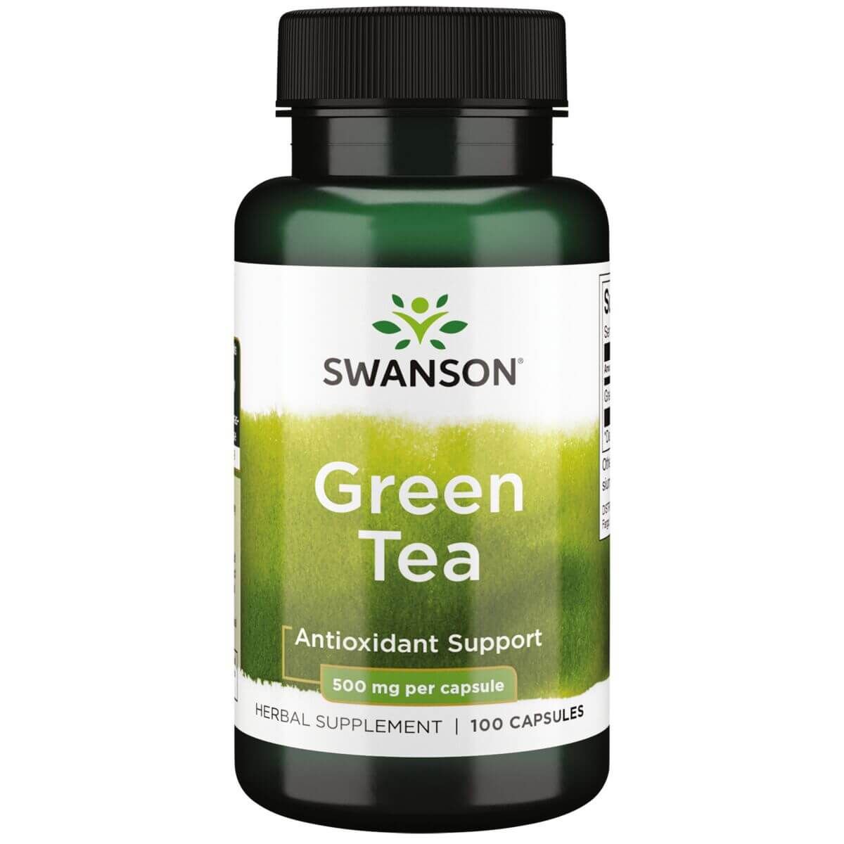 Photos - Vitamins & Minerals Swanson Green Tea 500 mg 100 Capsules SO08 