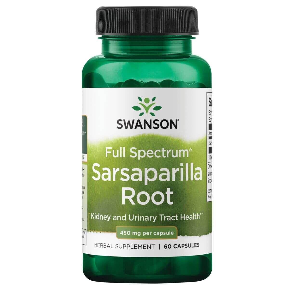 Photos - Vitamins & Minerals Swanson Sarsaparilla Root 450 mg 60 Capsules PBW-P31876 