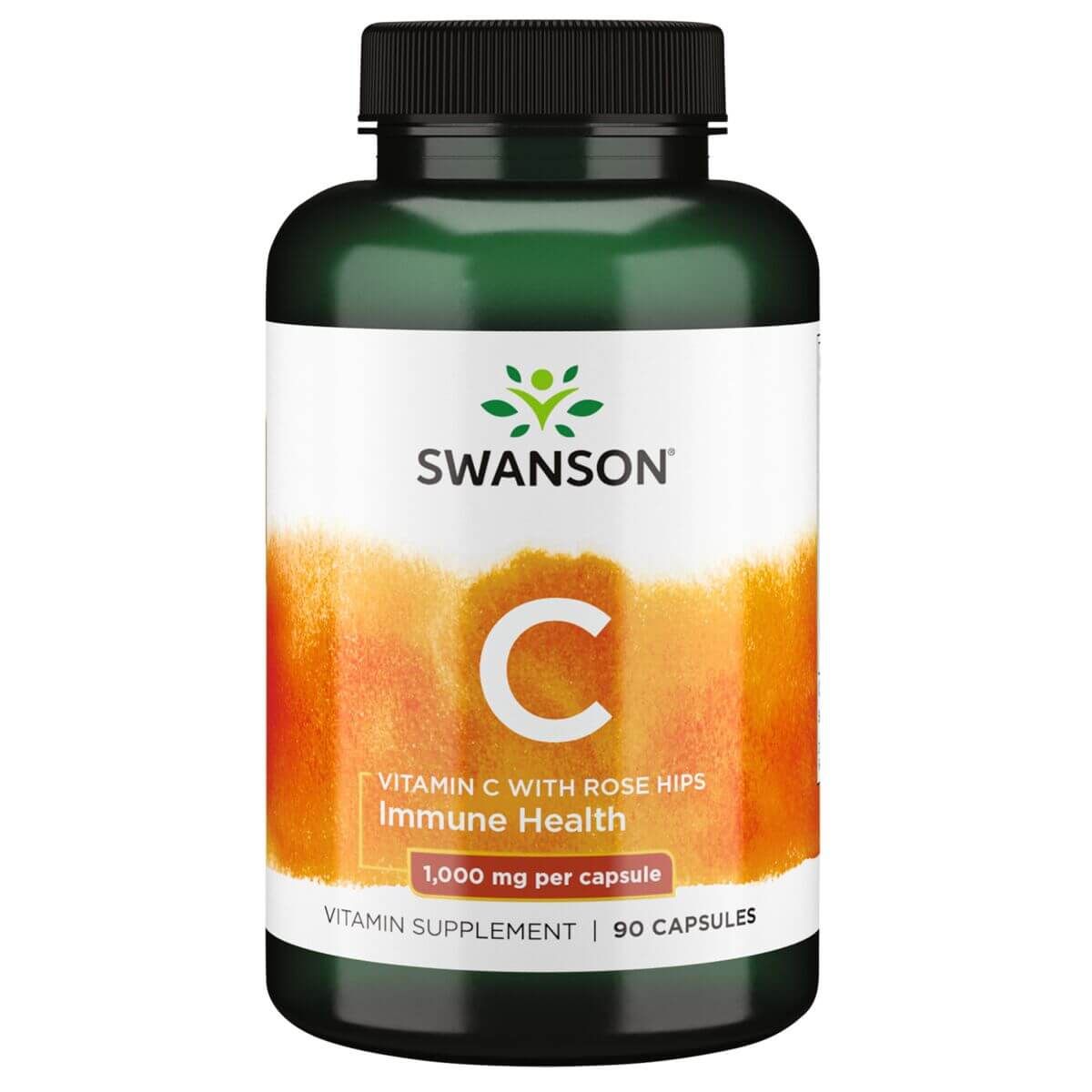 Photos - Vitamins & Minerals Swanson Vitamin C with Rose Hips 1,000 mg 90 Capsules PBW-P31512 