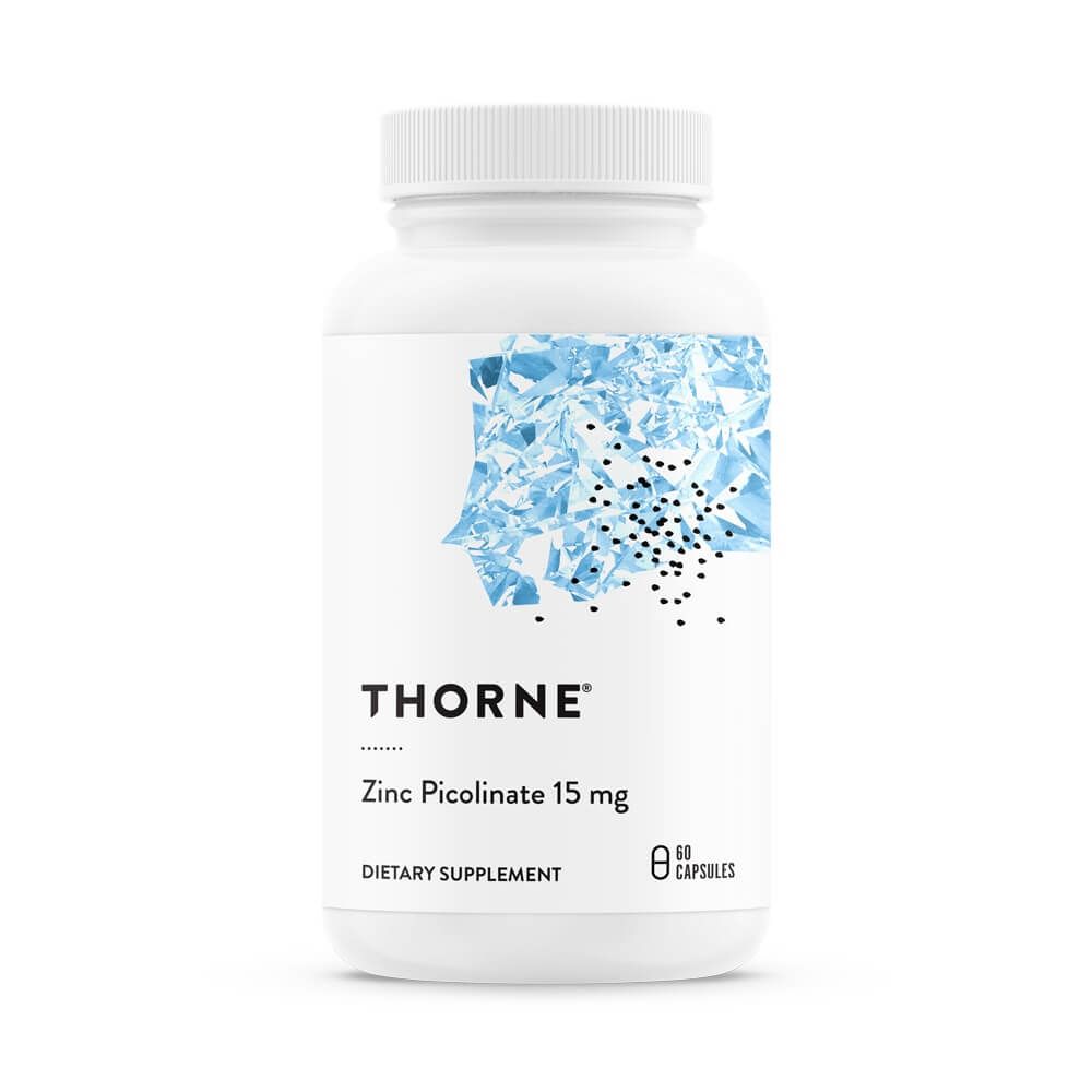 Photos - Vitamins & Minerals Thorne Research Zinc Picolinate 15mg 60 Capsules VH-THR-0190 